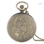 Accessoire vintage avec design taureau, montre à gousset