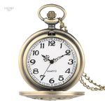 Montre à gousset avec symbole taureau, style classique
