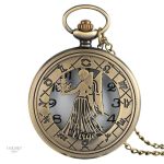 Montre à gousset homme Vierge élégante et raffinée