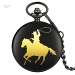 Montre à gousset homme au style western