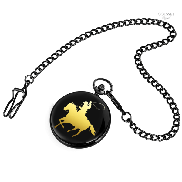 Accessoire horloger homme, style cowboy
