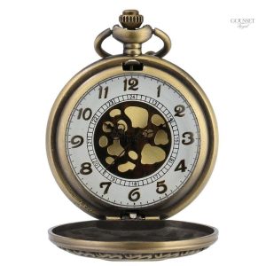 Accessoire vintage pour homme, montre à gousset