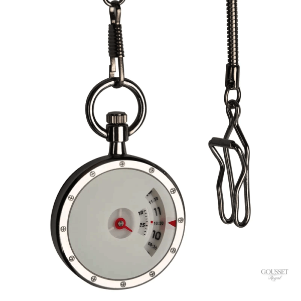 Accessoire élégant, montre à gousset contemporaine
