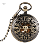 Montre à gousset homme thème poker