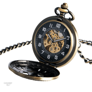 Montre vintage avec design de jeu de cartes