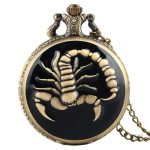 Montre à gousset homme Scorpion Mortel