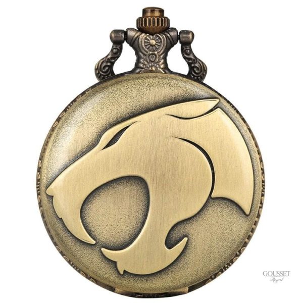 Montre à gousset homme Panthère élégante