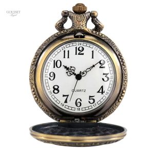 Accessoire féminin : montre à gousset Machaon