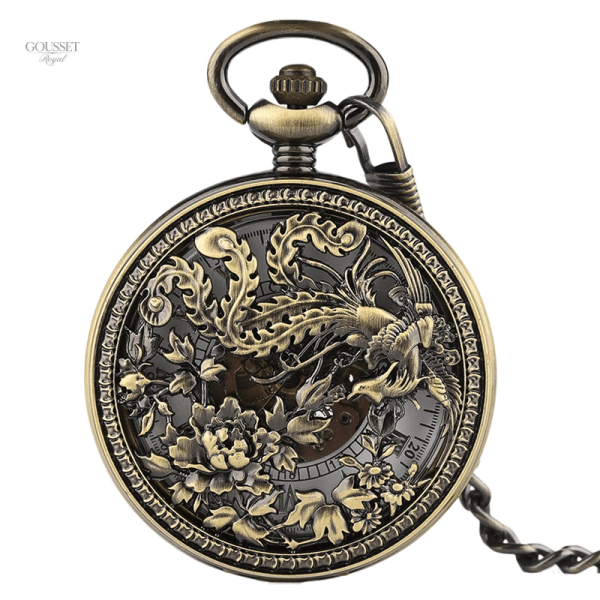 Montre à gousset femme Phénix élégante et raffinée