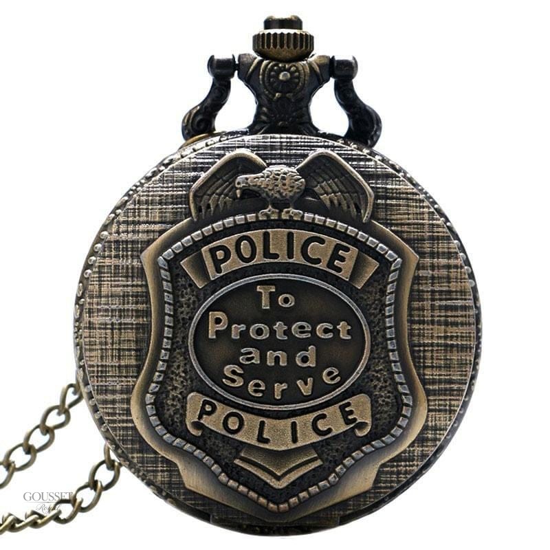 Montre à gousset homme Police élégante et classique