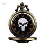 Accessoire masculin : montre à gousset Punisher
