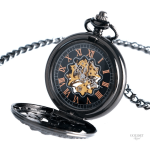 Montre gousset dorée au style vintage pour femme