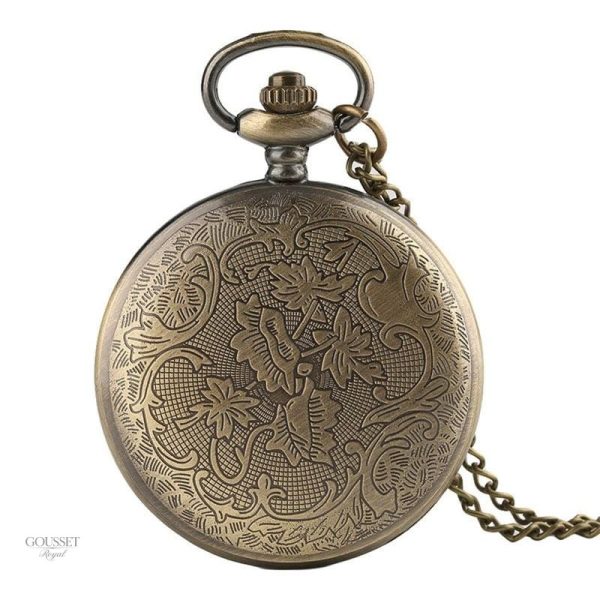 Accessoire vintage pour homme, montre à gousset
