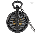 Montre à gousset homme steampunk squelette