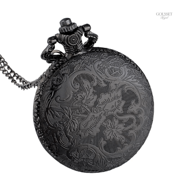 Accessoire steampunk pour homme, montre à gousset